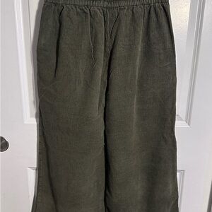 Vintage Olive Green Corduroy Pants